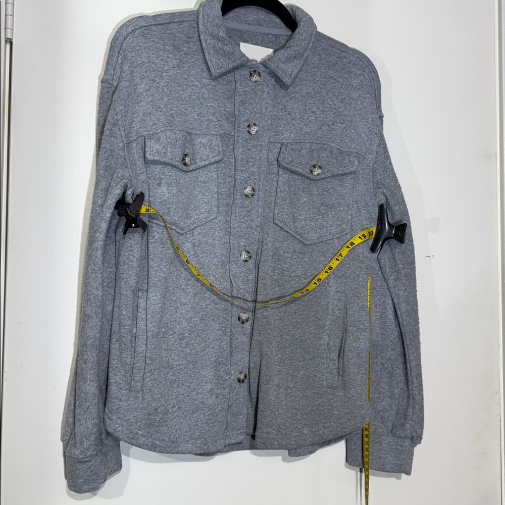 Gray Women's Button-Up Jacket - Brand Unspecified - Picture 9 of 10